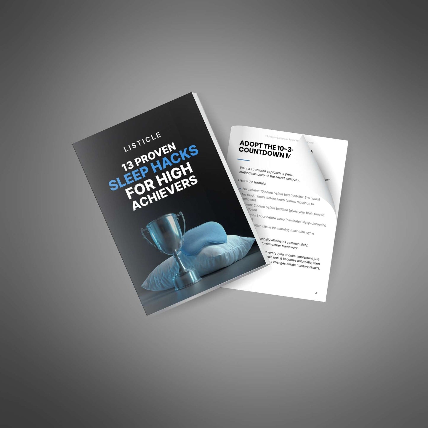 13 Proven Sleep Hacks for High Achievers - Listicle