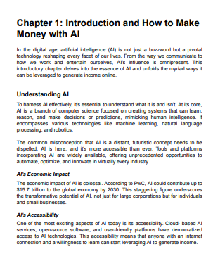 AI Profit Masterclass - Book