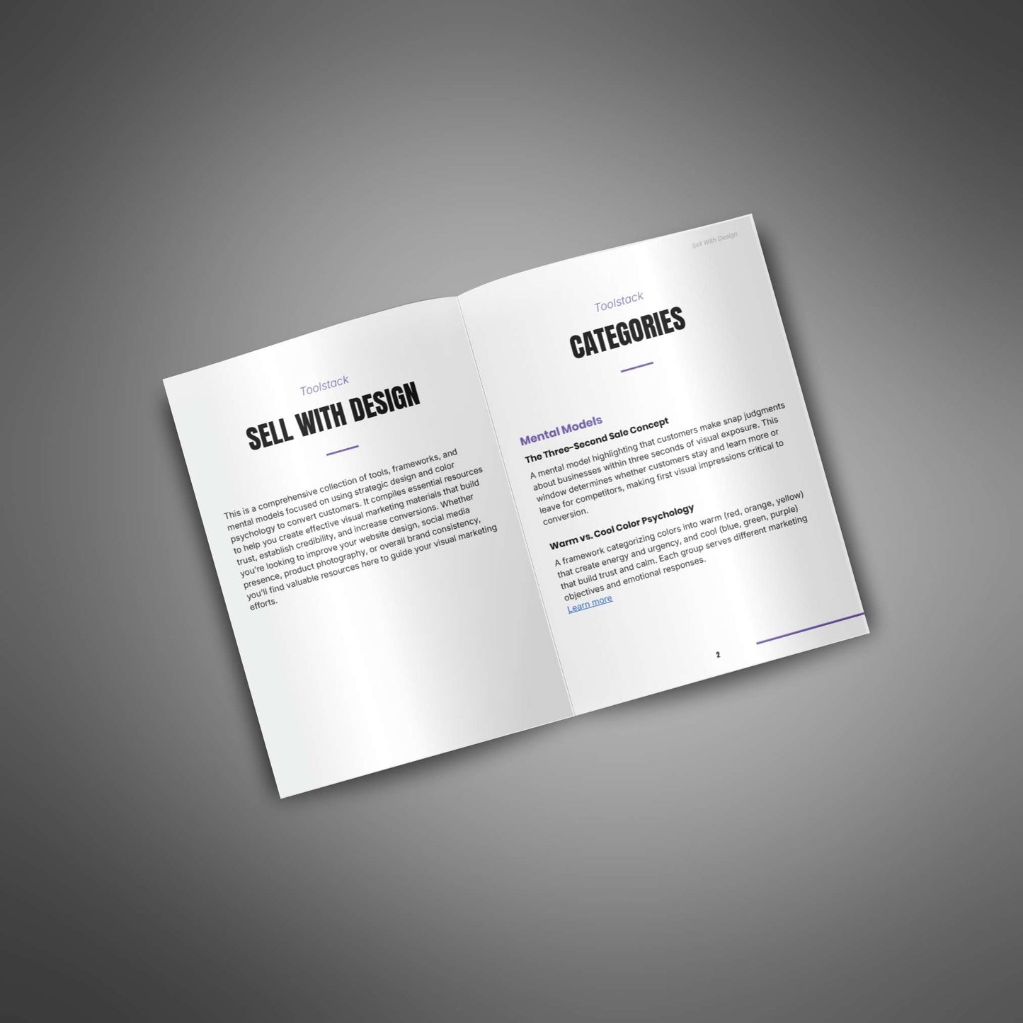 Sell With Design - Toolstack