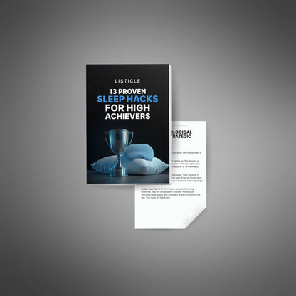 13 Proven Sleep Hacks for High Achievers - Listicle