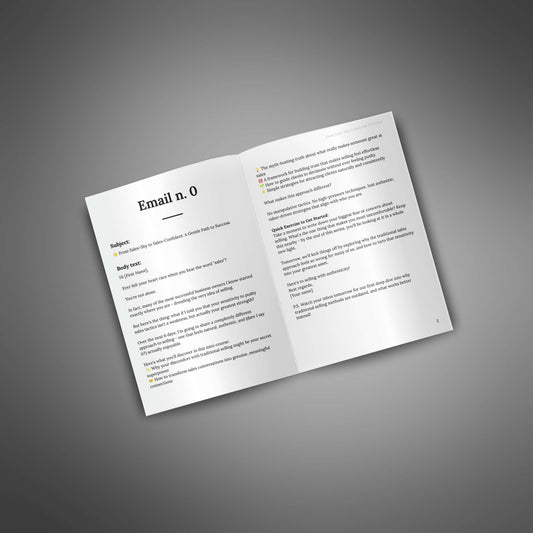 From Sales-Shy to Sold Out in 6 Days - Mini-Course
