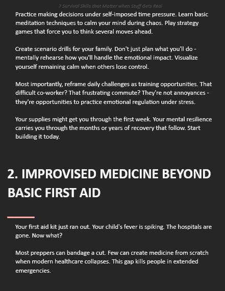 7 Survival Skills that Matter when Stuff Gets Real - Listicle