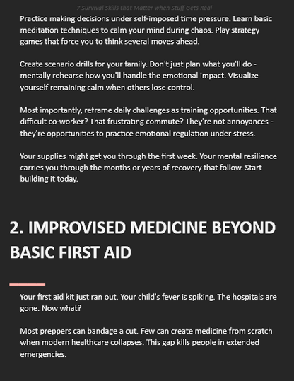 7 Survival Skills that Matter when Stuff Gets Real - Listicle
