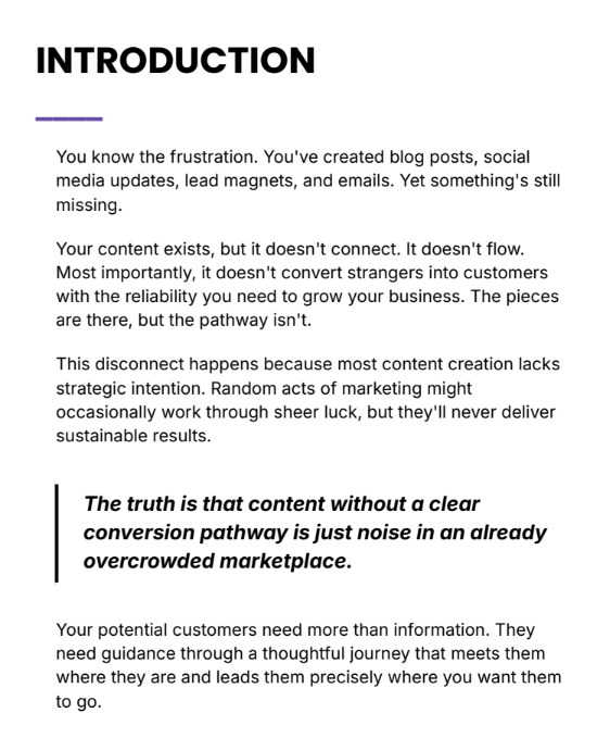 Converting Content Funnel - eBook