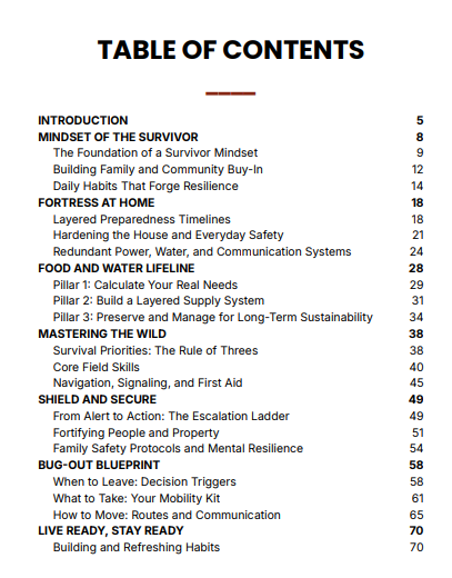 The Ultimate Survival Prepper - Ebook
