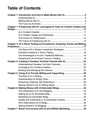 AI Profit Masterclass - Book