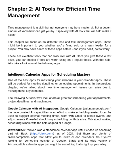AI for Productivity - Book