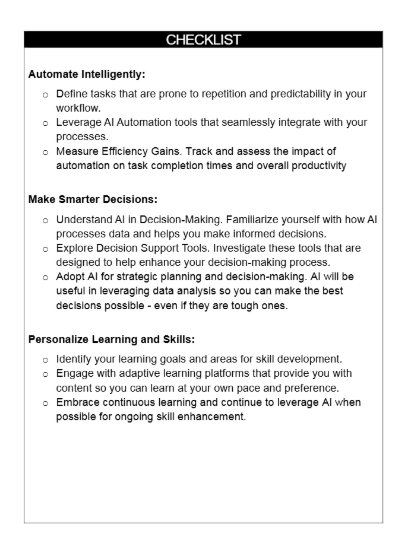 AI for Productivity - Book